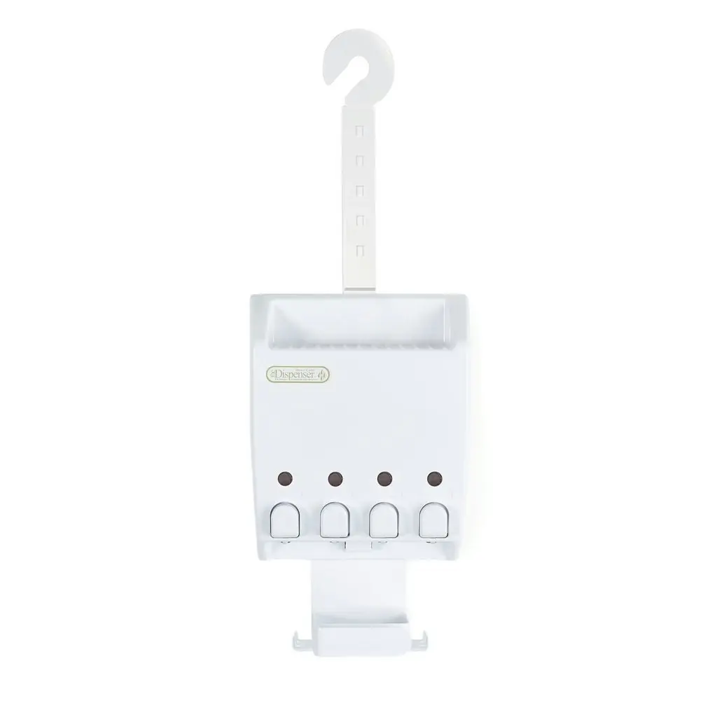 Better Living Ulti-mate 4 x 430ml Dispenser 4 Shower Caddy - White