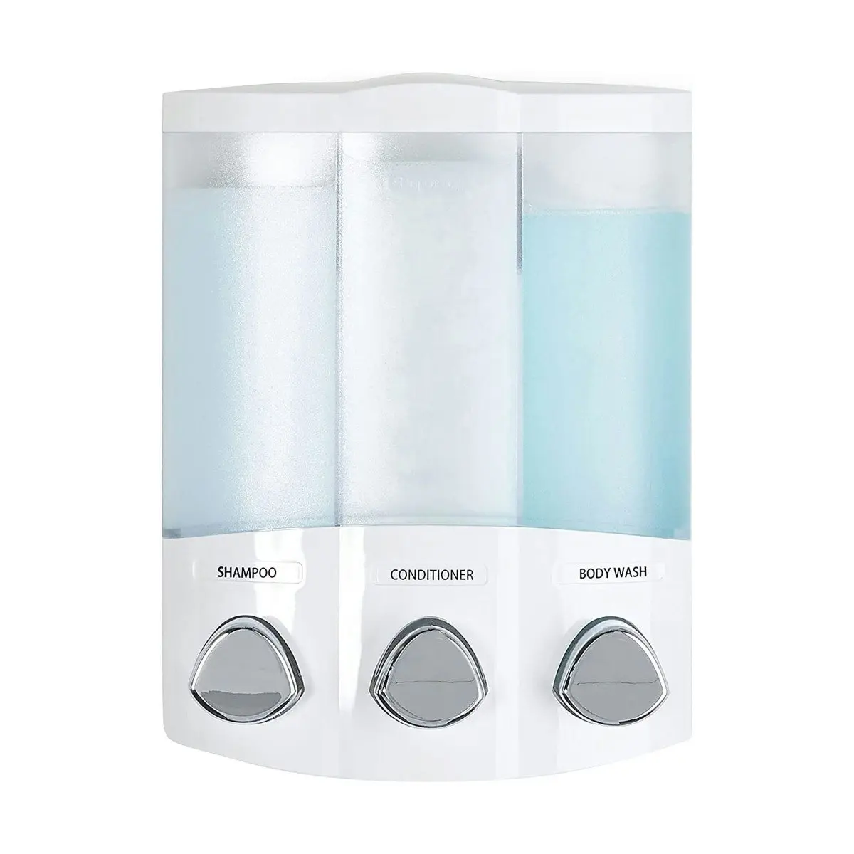 Better Living Euro Trio 3 x 435ml Soap and Shower Dispenser 3 - White