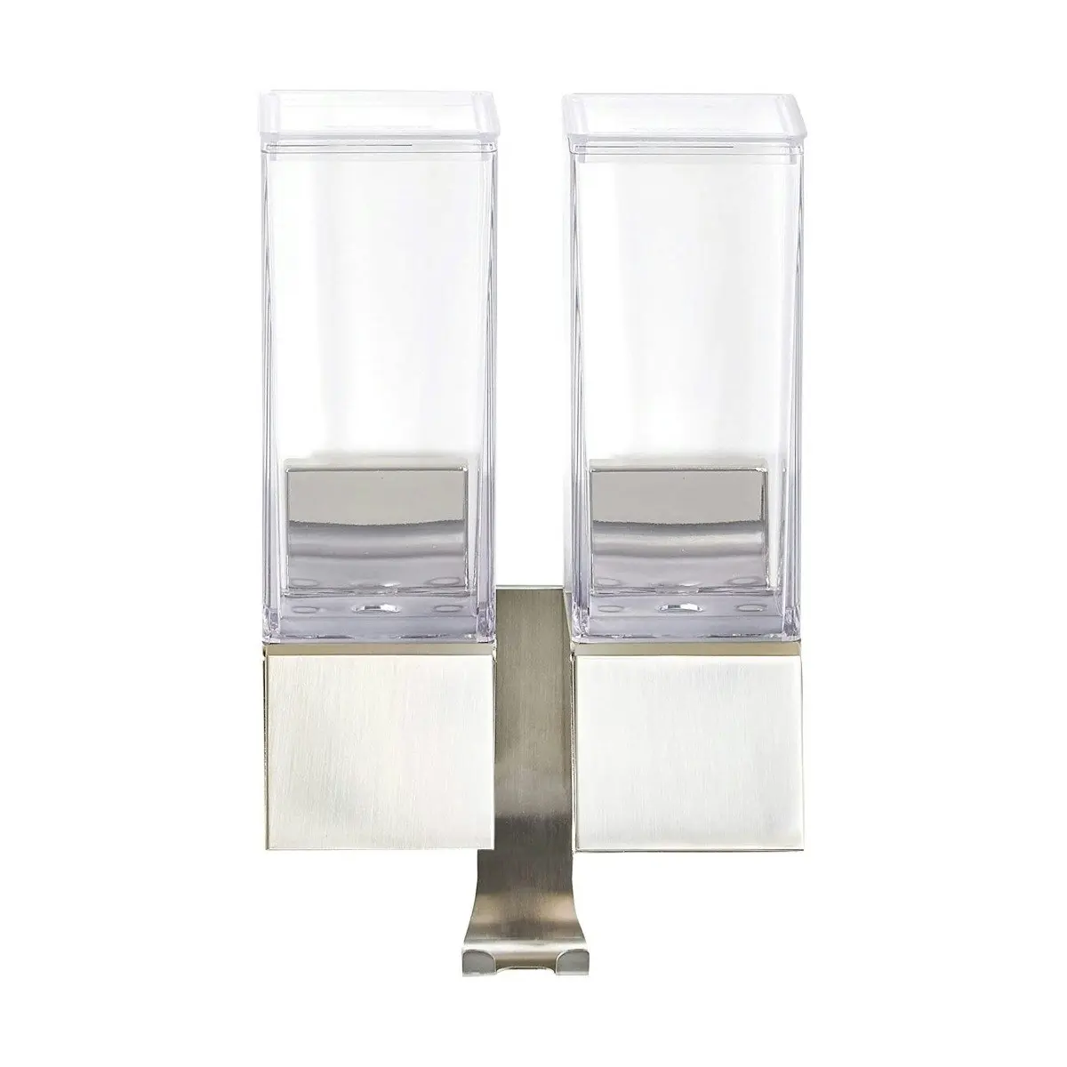 Better Living Linea 2 x 355ml Double Soap and Shower Dispenser - Brushed Nickel