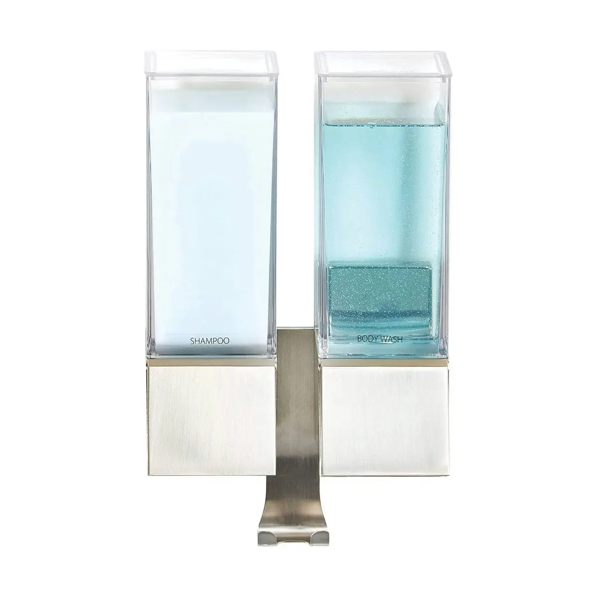 Better Living Linea 2 x 355ml Double Soap and Shower Dispenser - Brushed Nickel