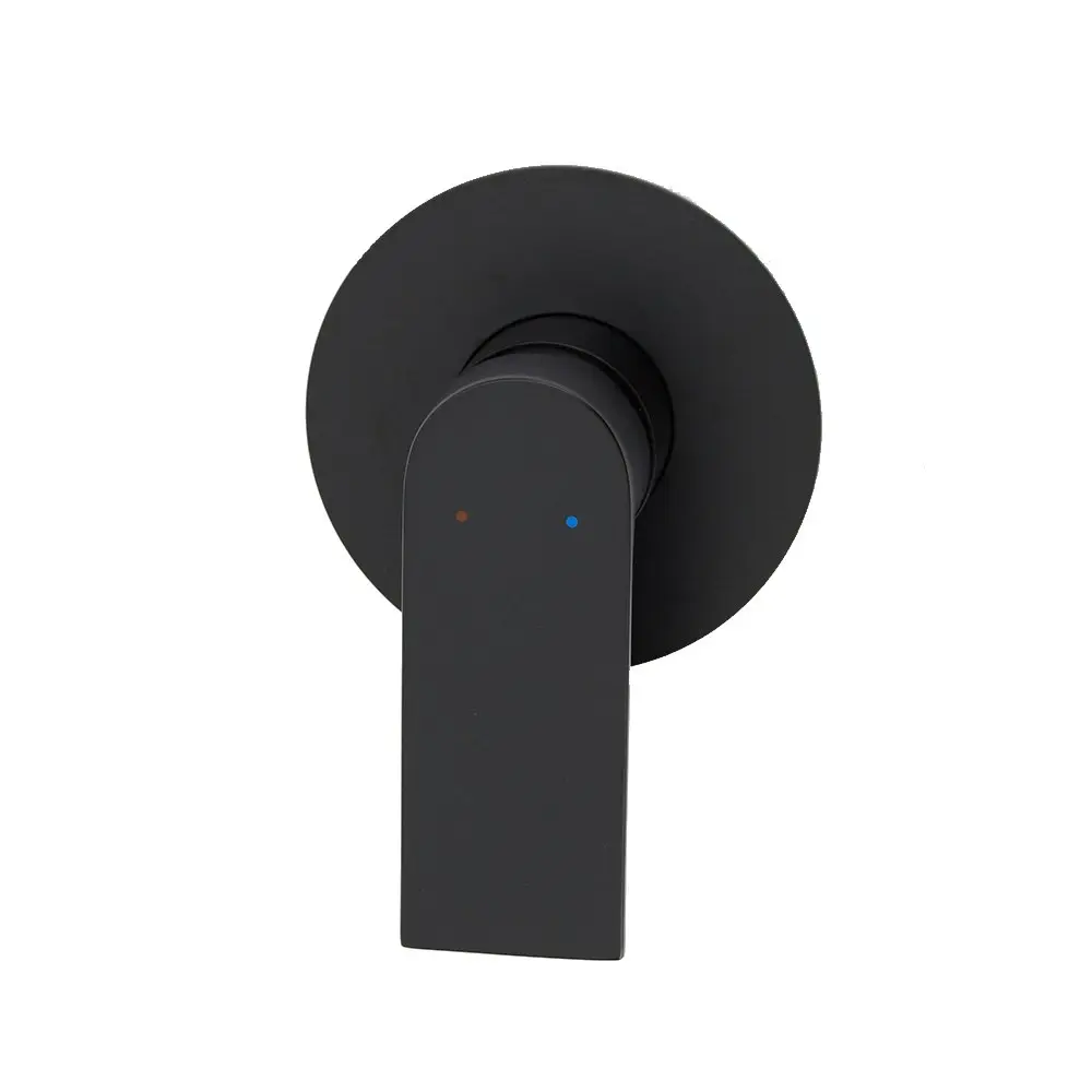 Aguzzo Prato Wall Mounted Bath & Shower Mixer - Matte Black