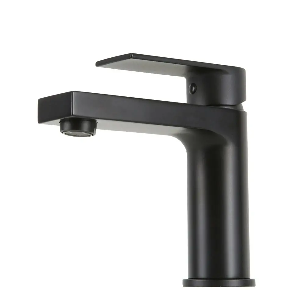 Aguzzo Prato Bathroom Basin Mixer Tap - Matte Black