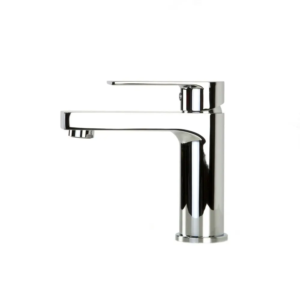 Aguzzo Prato Bathroom Basin Mixer Tap - Polished Chrome