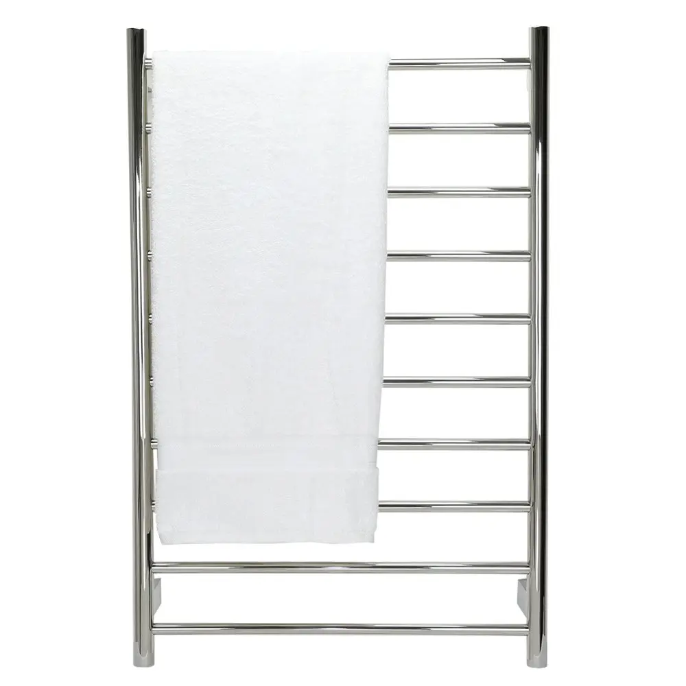 Aguzzo Ezy Fit Dual Wired Heated Towel Rail 60 x 92cm - Polished SS