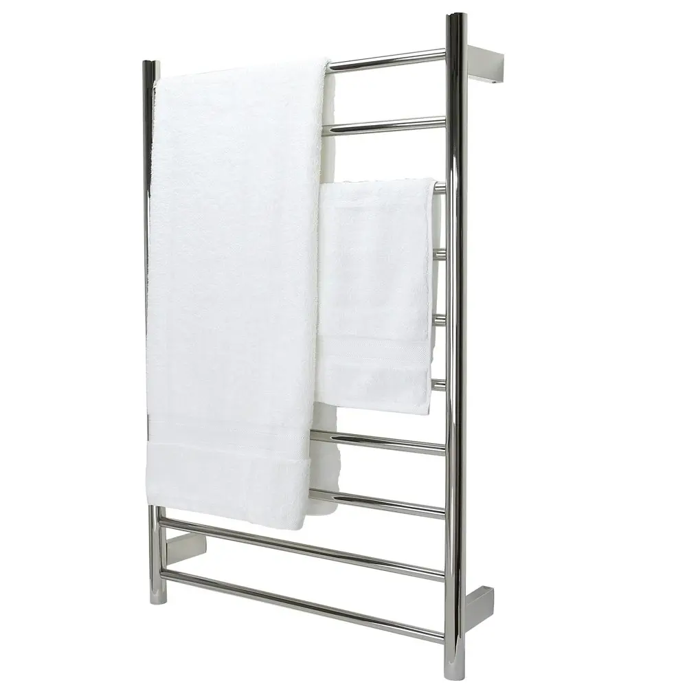 Aguzzo Ezy Fit Dual Wired Heated Towel Rail 60 x 92cm - Polished SS