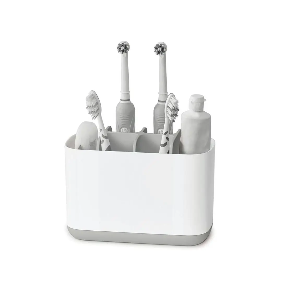 Joseph Joseph EasyStore Large Toothbrush Caddy - Grey/White