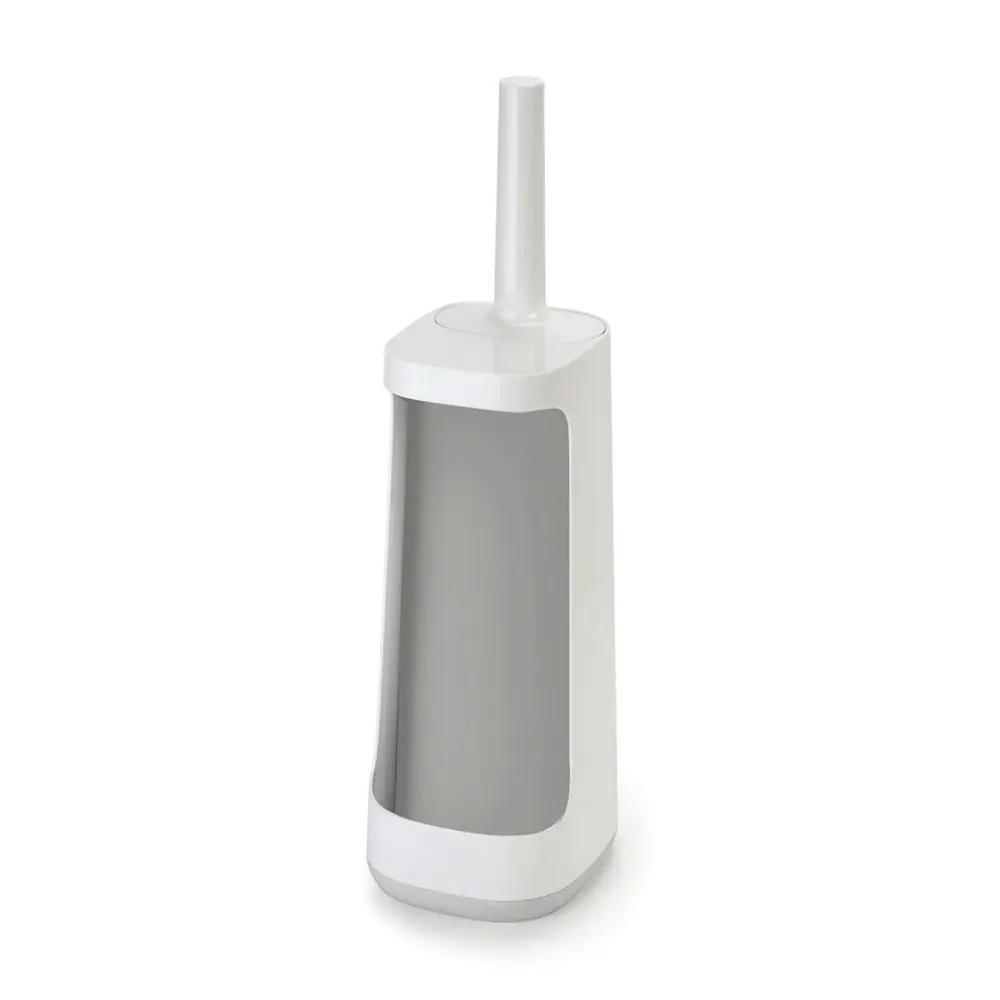 Joseph Joseph Flex Plus Toilet Brush and Stand with Storage Bay - White/Grey