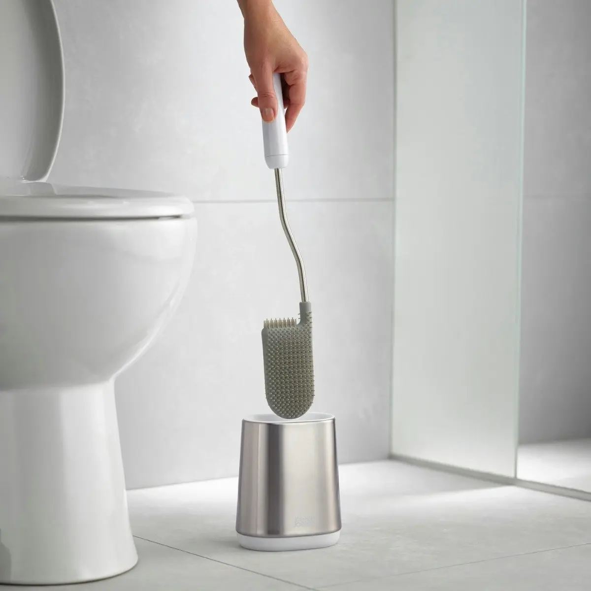 Joseph Joseph Flex Lite Steel Toilet Brush