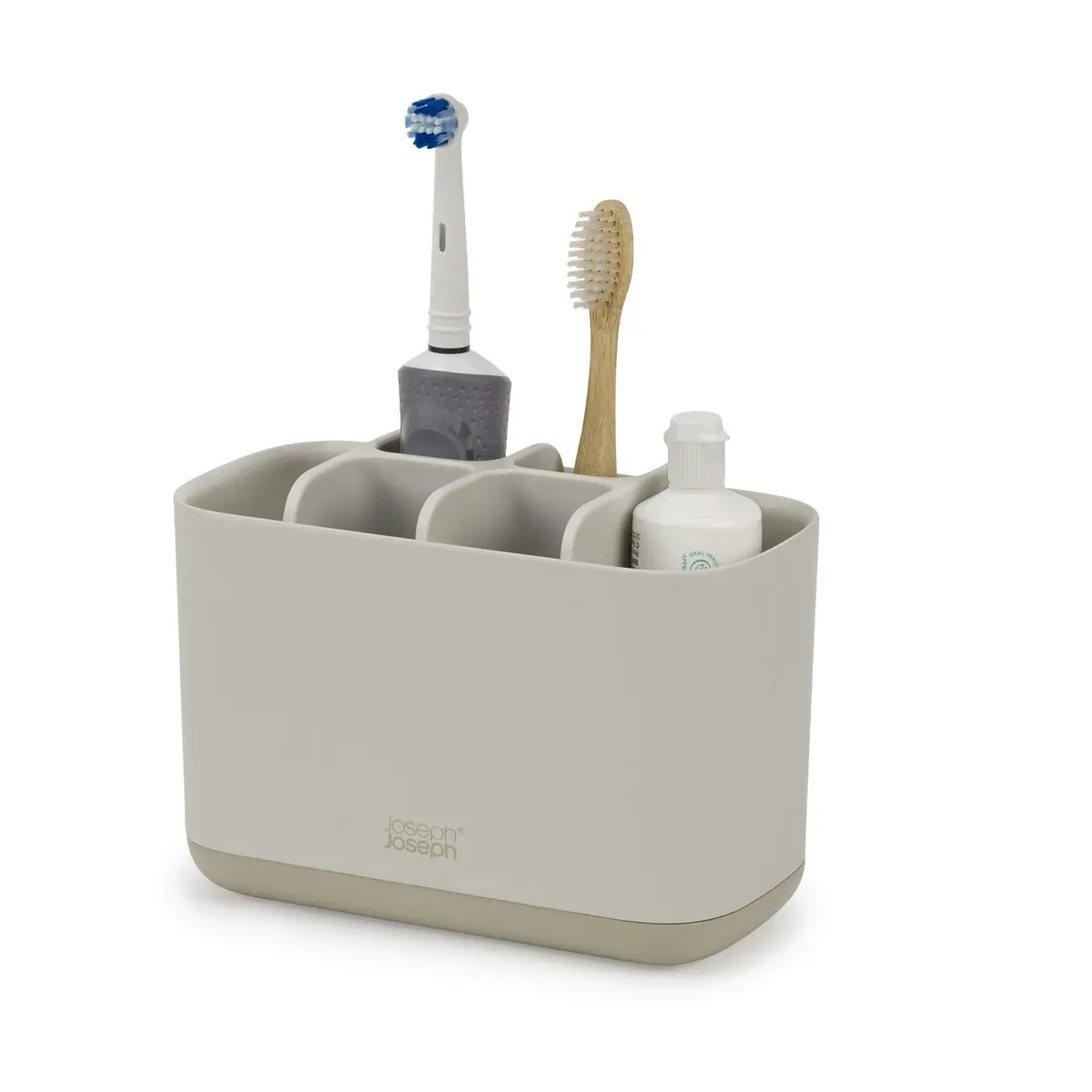 Joseph Joseph EasyStore Large Toothbrush Caddy - Ecru