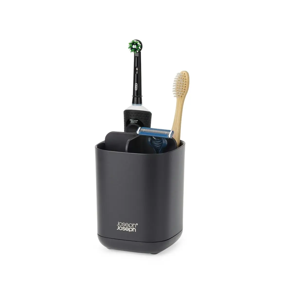 Joseph Joseph EasyStore Toothbrush Caddy - Black