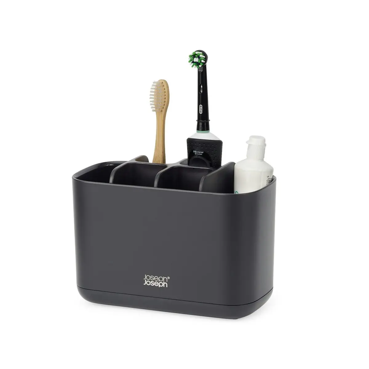 Joseph Joseph EasyStore Large Toothbrush Caddy - Black