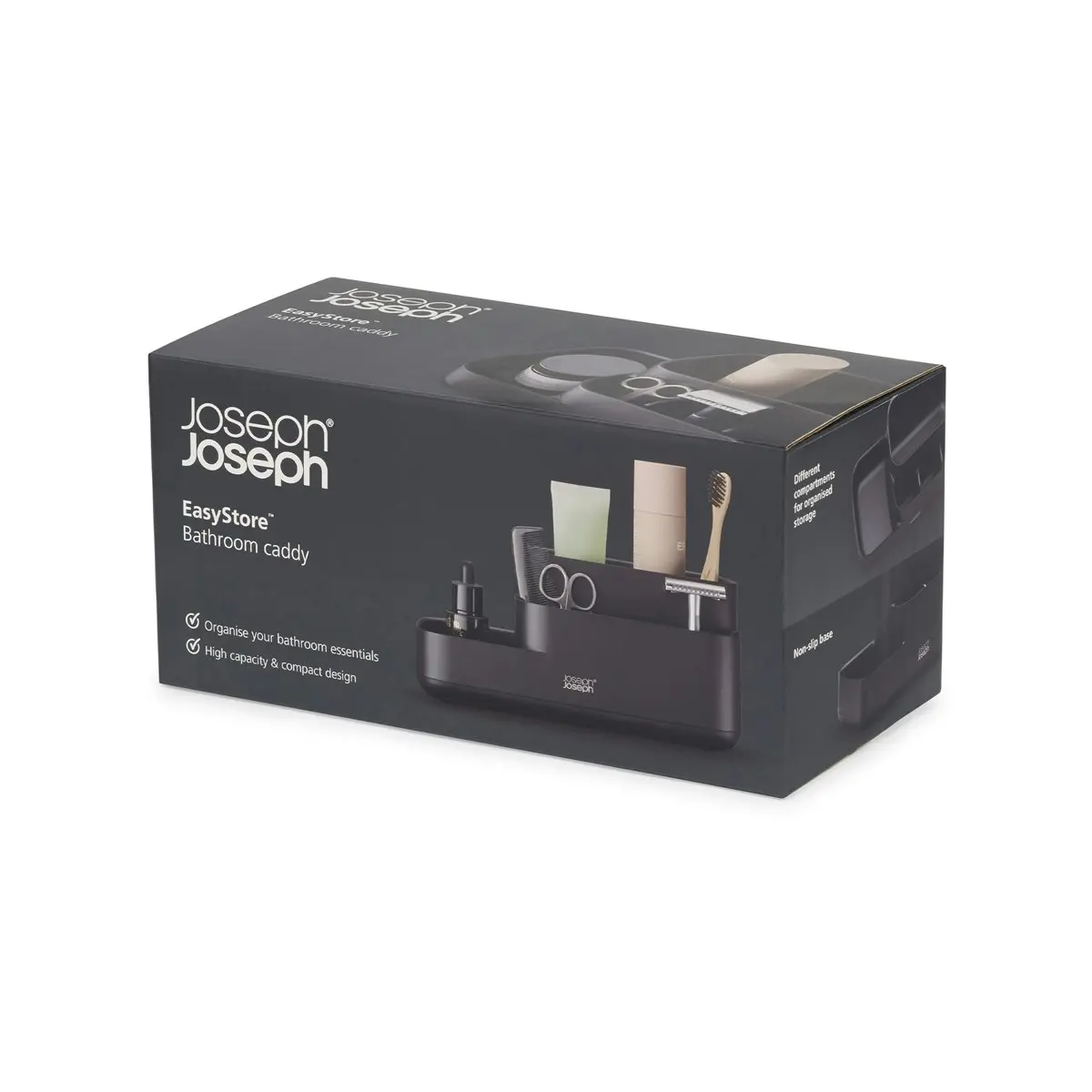 Joseph Joseph EasyStore Bathroom Caddy - Black