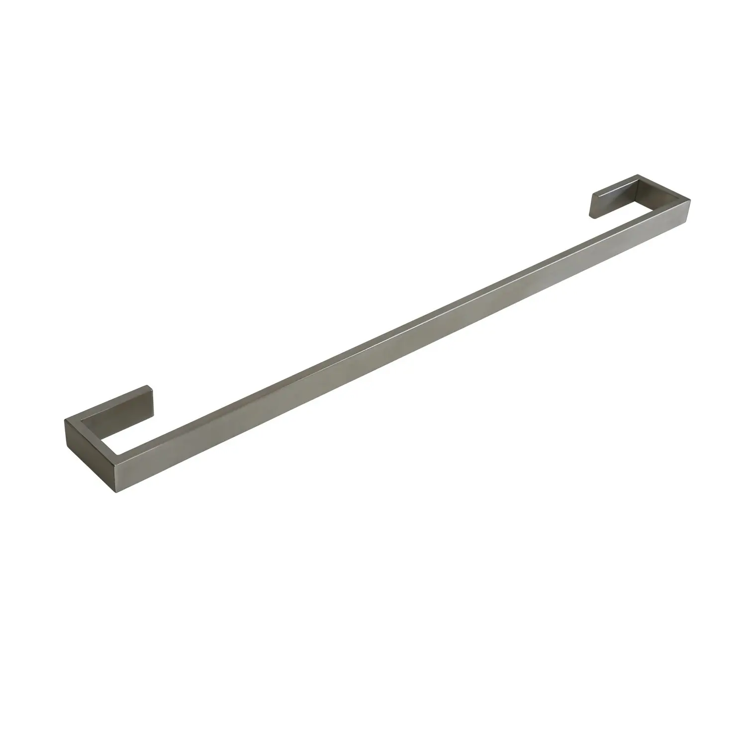 Aguzzo Montangna Stainless Steel Single Towel Rail 750mm - Brushed Satin