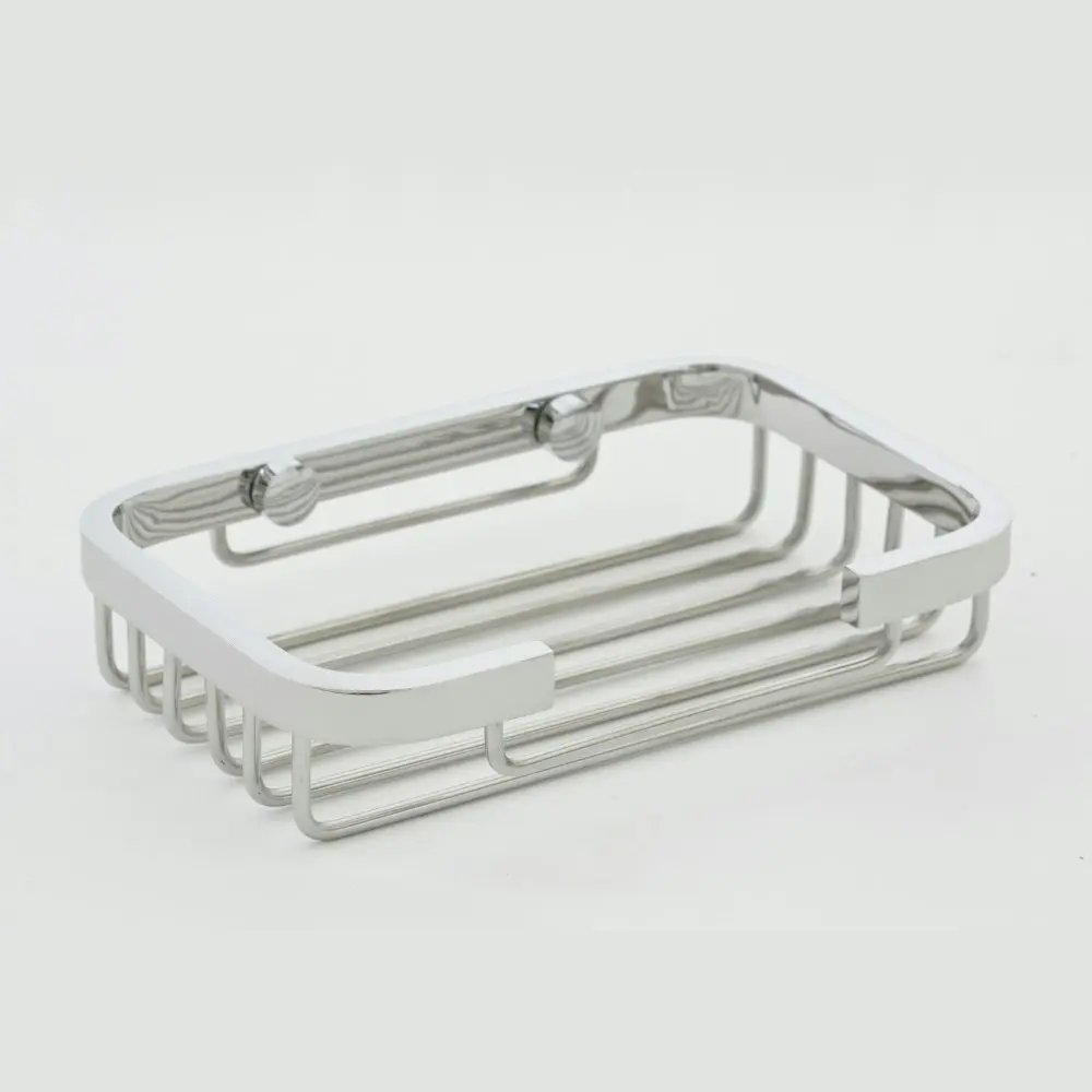 Aguzzo Stainless Steel Soap Basket Dish - Chrome