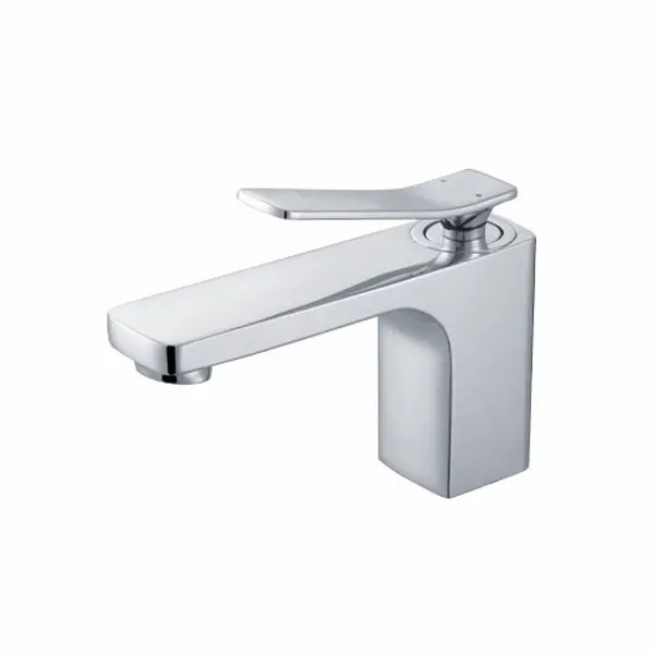 Aguzzo Cortina Single Lever Basin Mixer Tap - Polished Chrome