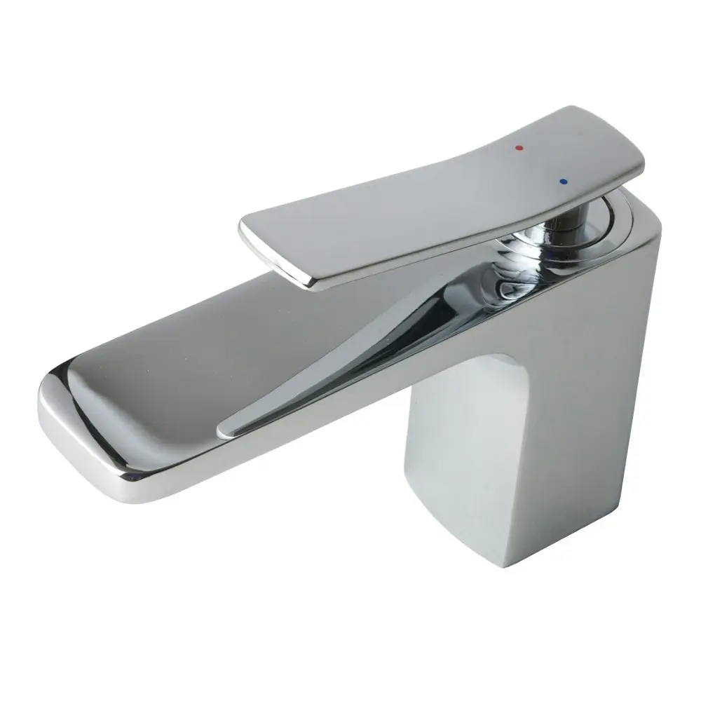 Aguzzo Cortina Single Lever Basin Mixer Tap - Polished Chrome