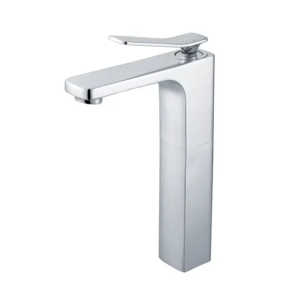 Aguzzo Cortina Tall Single Lever Basin Mixer Tap - Polished Chrome