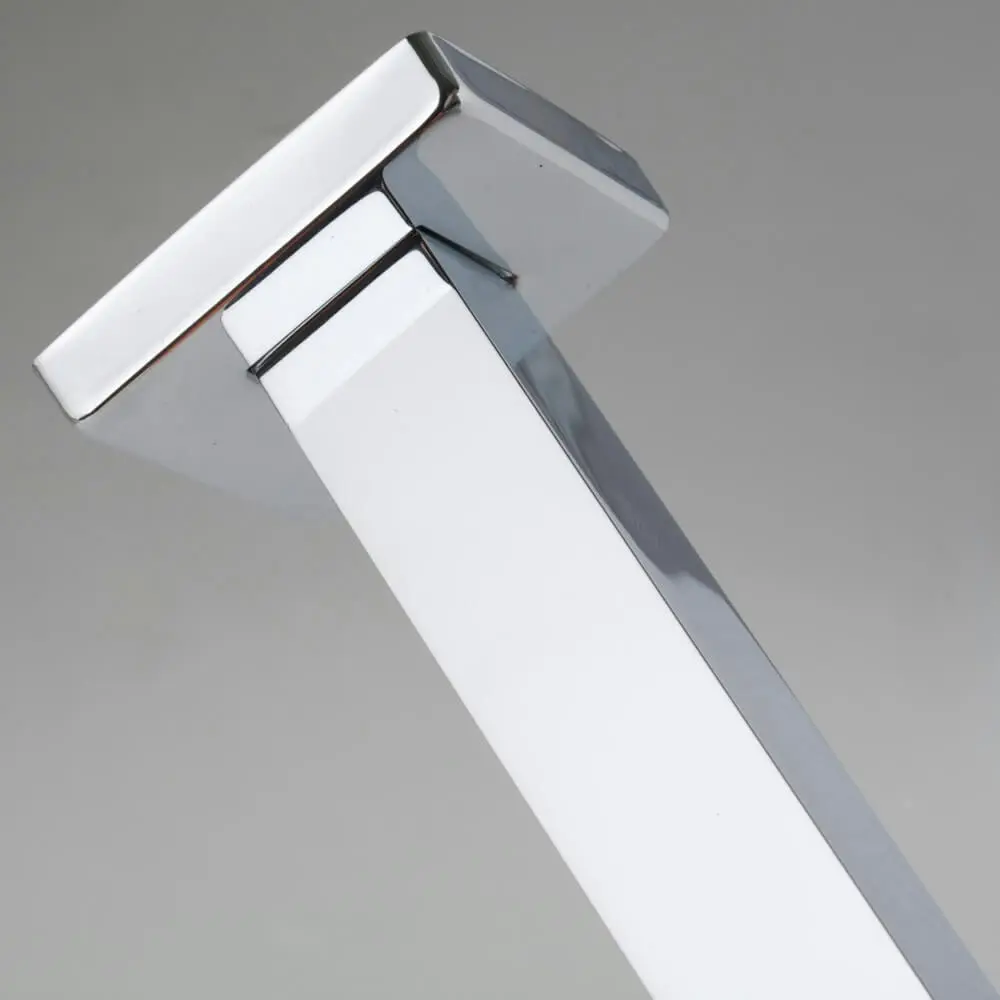 Vale 400mm Ceiling Mounted Square Shower Arm - Chrome