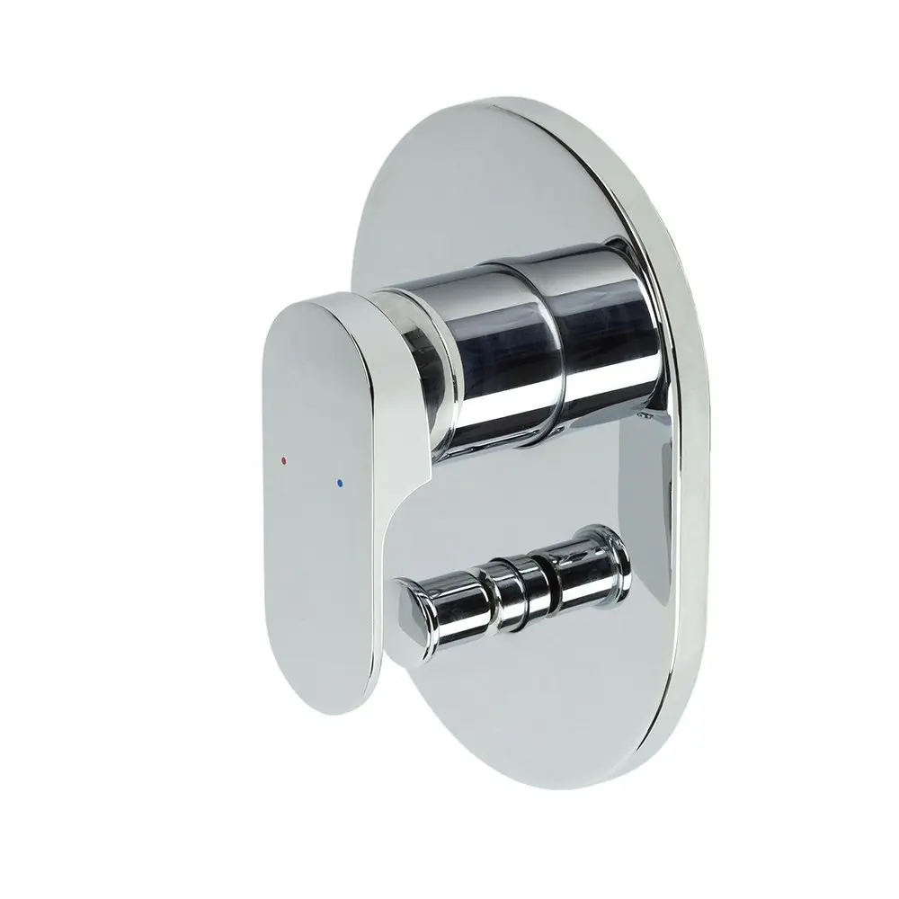 Vale Symphony Wall Mounted Bath and Shower Mixer with Diverter - Chrome