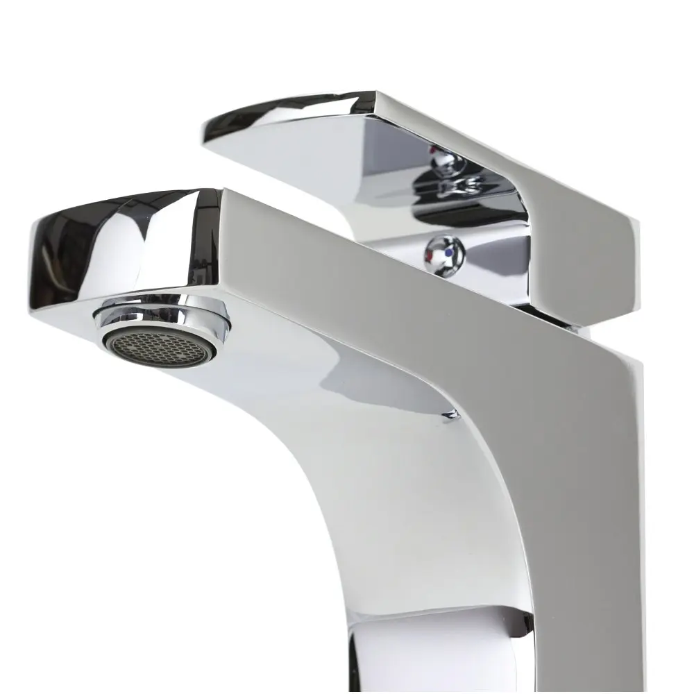 Aguzzo Terrus Single Lever Basin Mixer - Polished Chrome