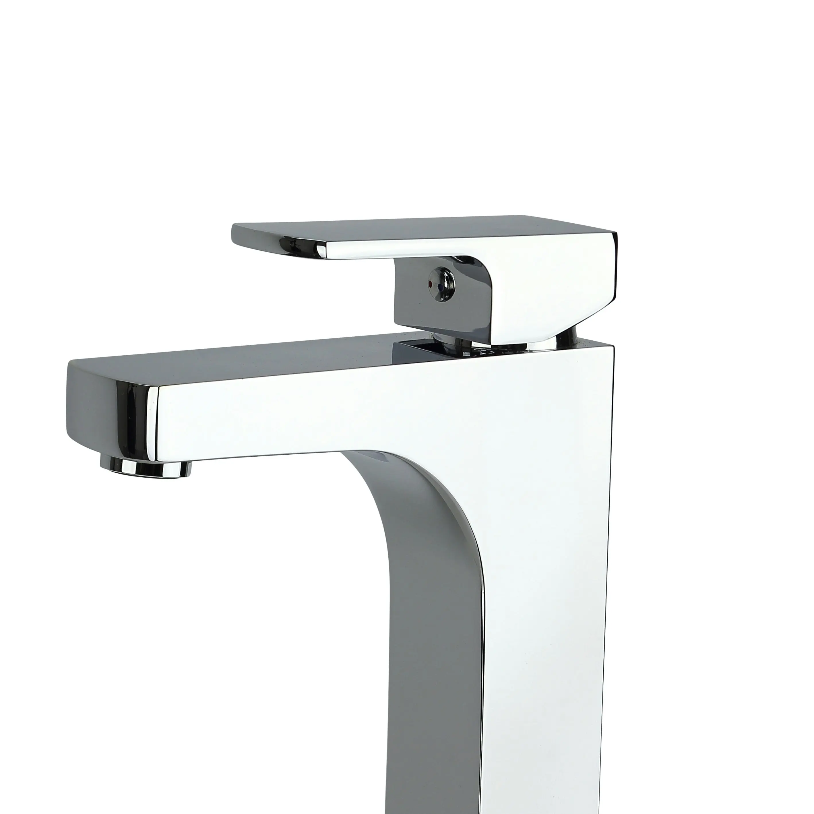 Aguzzo Terrus Tall Single Lever Basin Mixer - Polished Chrome