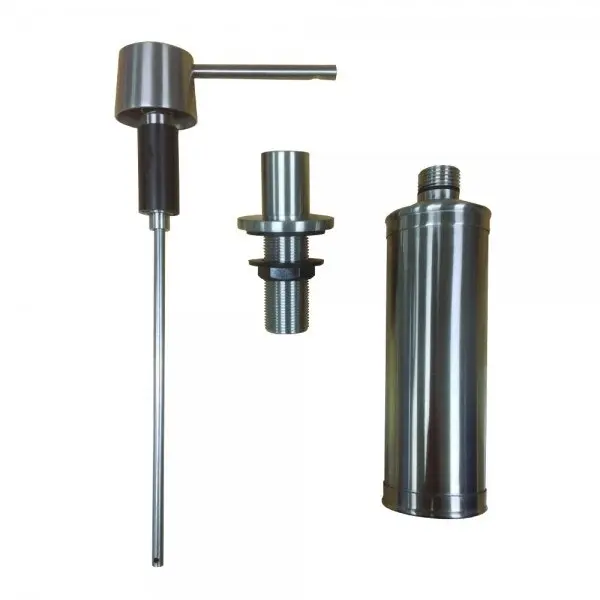 Swedia Neo Stainless Steel Soap Dispenser Under-Mount - Brushed