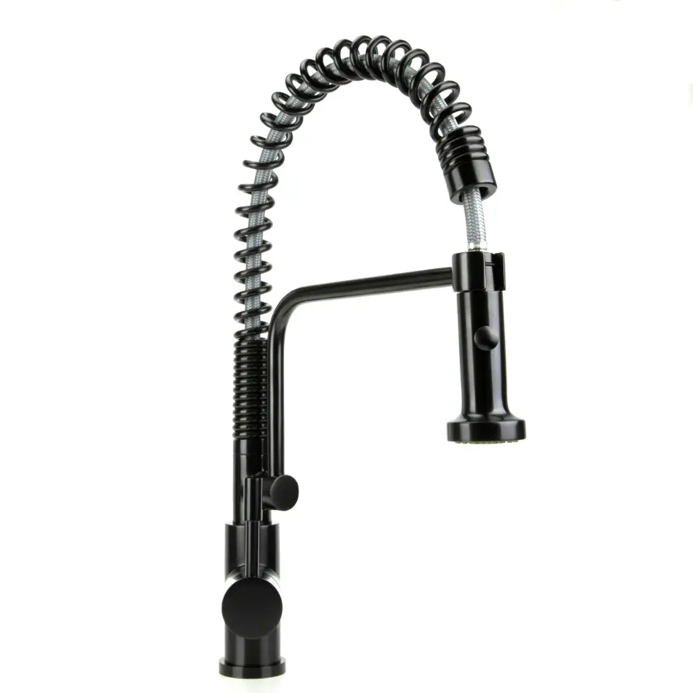 Swedia Signatur Stainless Steel Kitchen Mixer Pull-out Dual Flow Hose - Satin Black