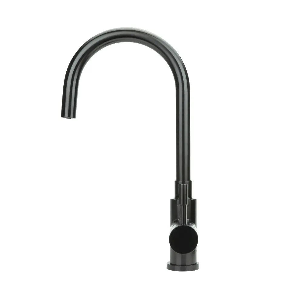 Swedia Otto Stainless Steel Kitchen Mixer Tap - Black Satin