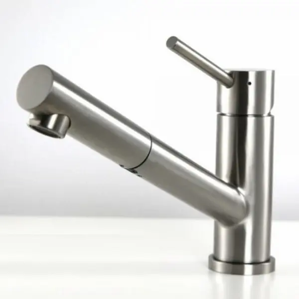 Swedia Oskar Stainless Steel Kitchen Sink Mixer - Brushed