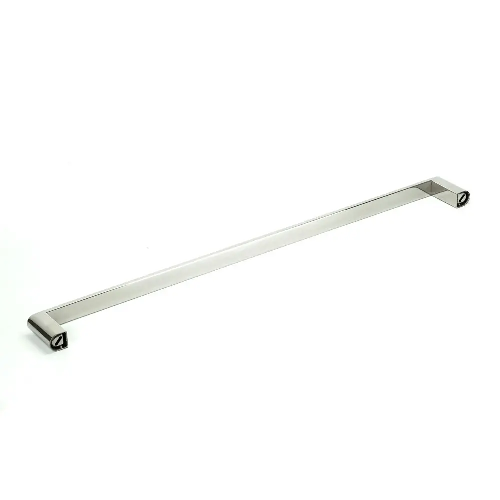 Vale Fluid 750mm Single Towel Rail - Polished Stainless Steel