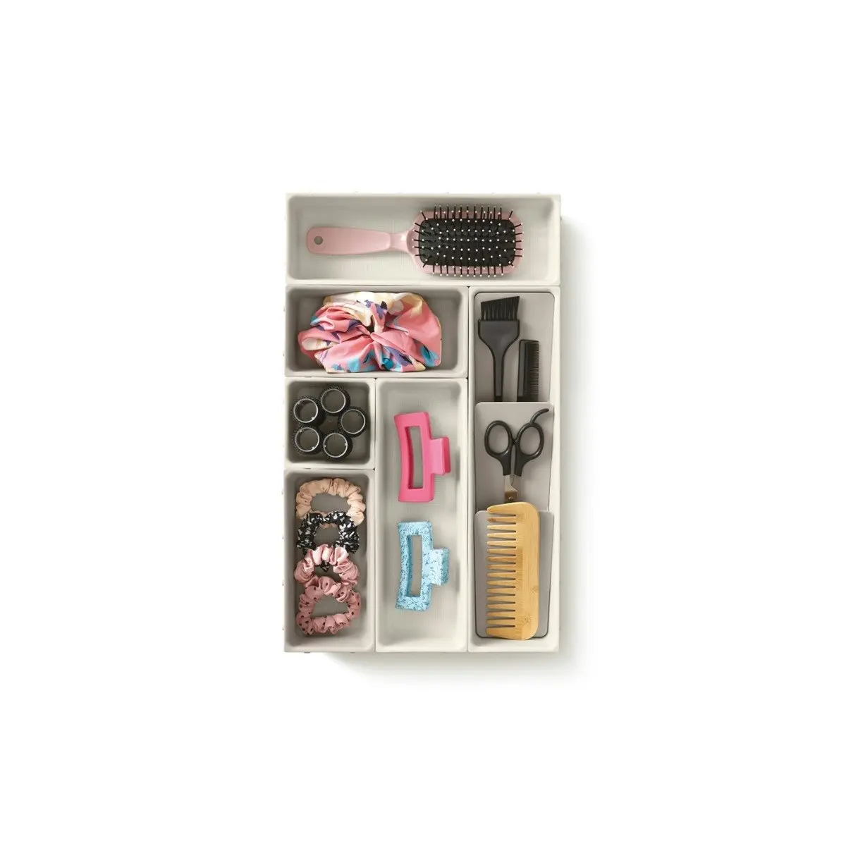 Joseph Joseph Viva 7 Piece Makeup Organiser Set - Shell