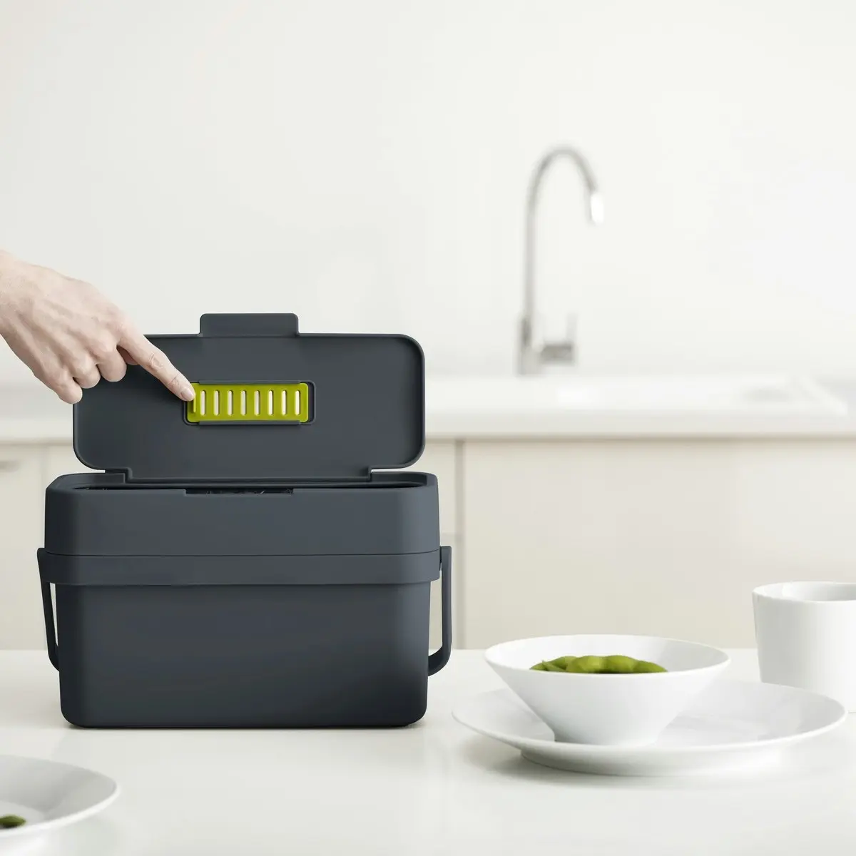 Joseph Joseph Compo 4 Food Waste Caddy - Graphite