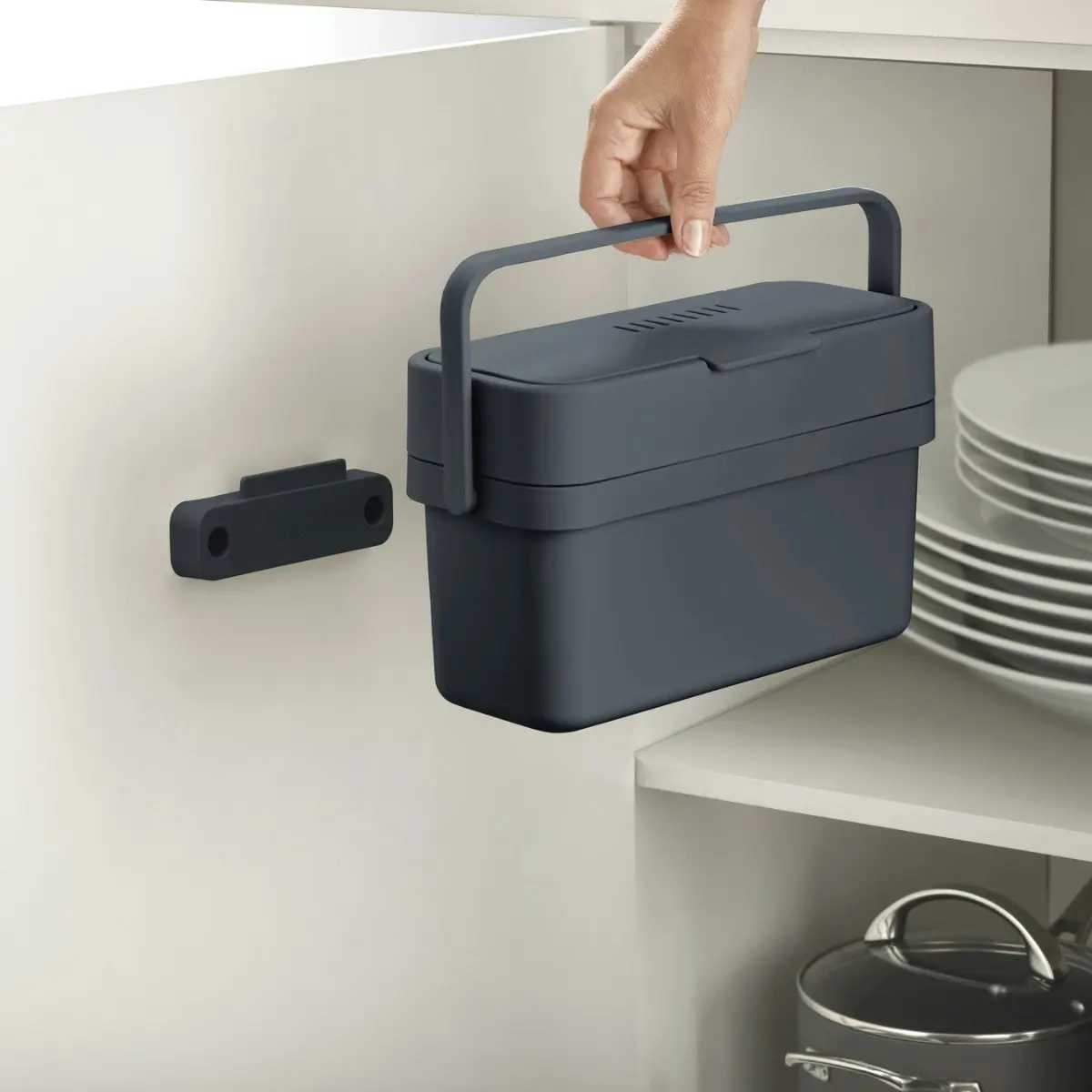 Joseph Joseph Compo 4 Food Waste Caddy - Graphite