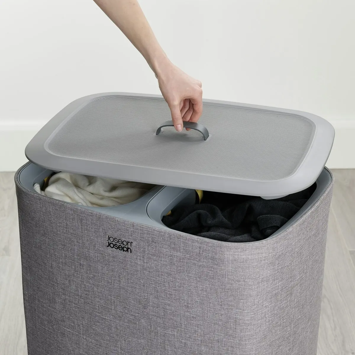 Joseph Joseph Tota 90 Litre Laundry Separation Basket - Grey