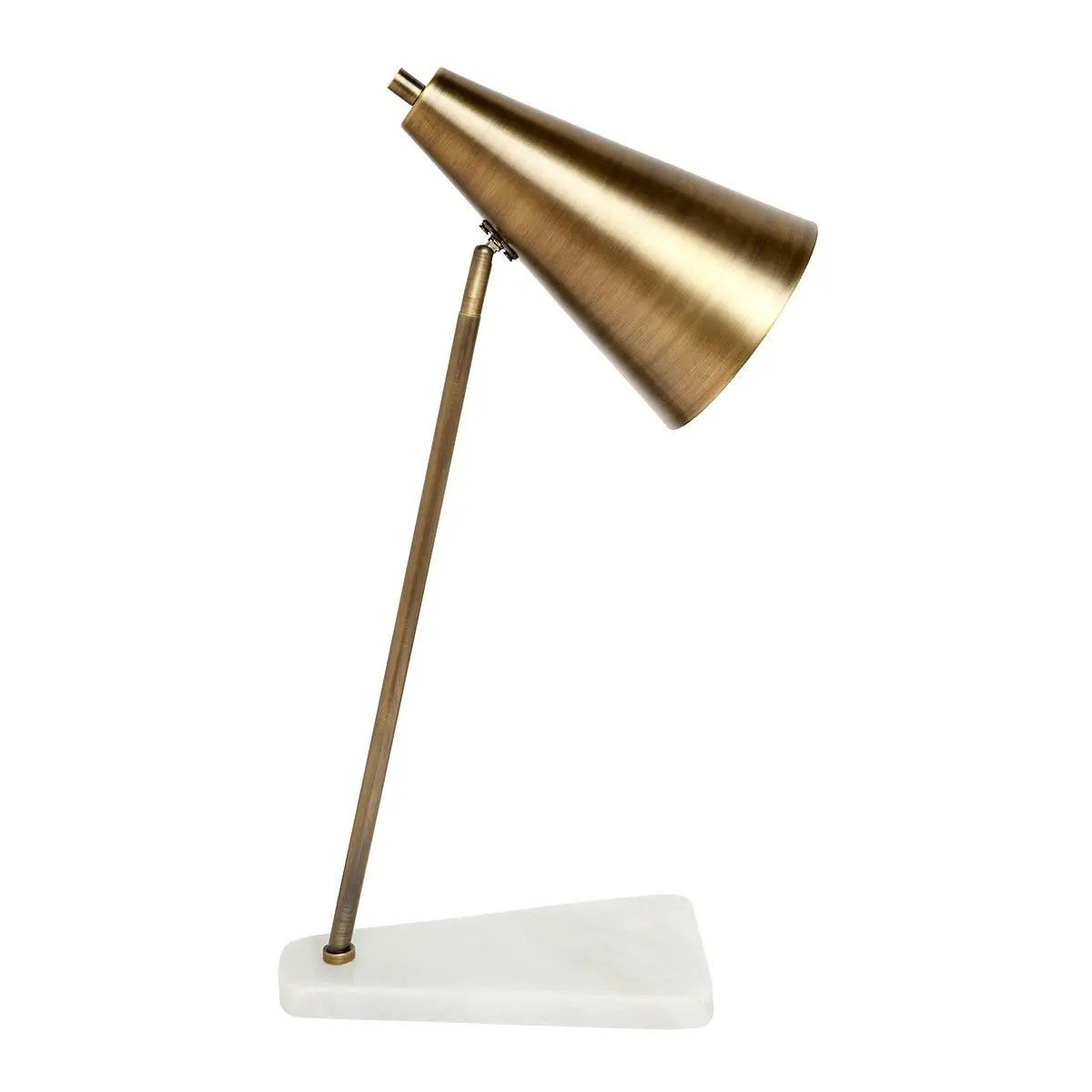 Cafe Lighting Jaggar Marble Task Lamp - Brass