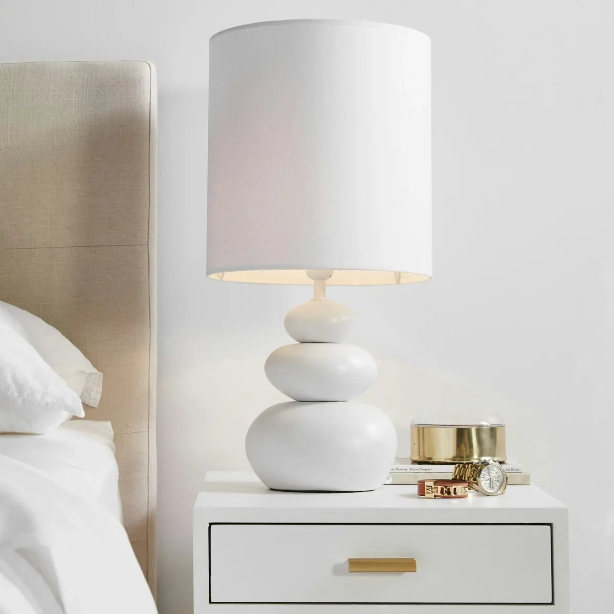 Cafe Lighting Koa Table Lamp - White Matt