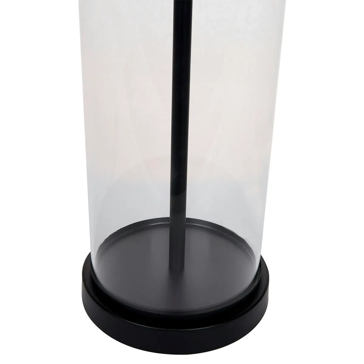 Cafe Lighting Left Bank Table Lamp - Black with Black Shade