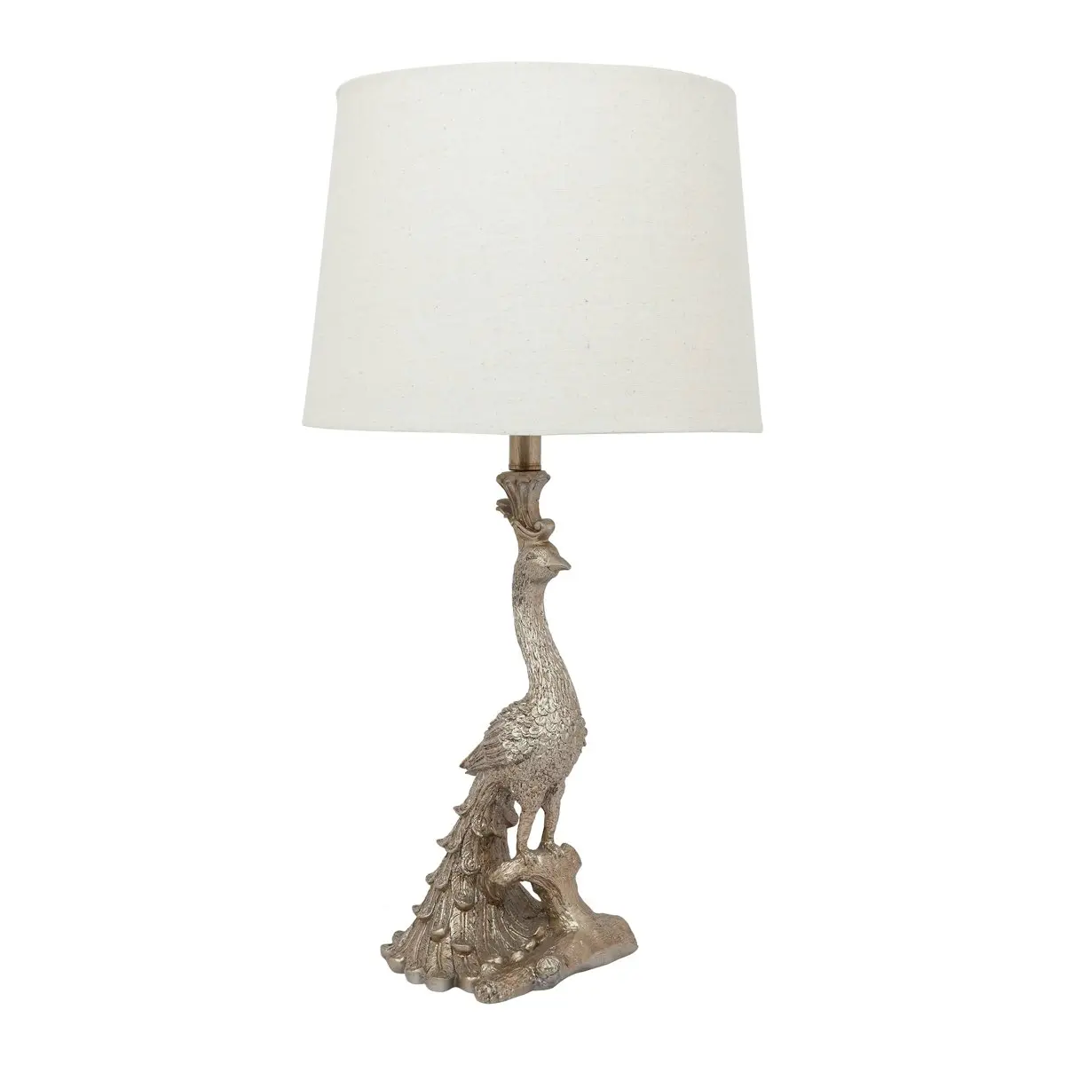 Cafe Lighting Peacock Table Lamp - Champagne Gold