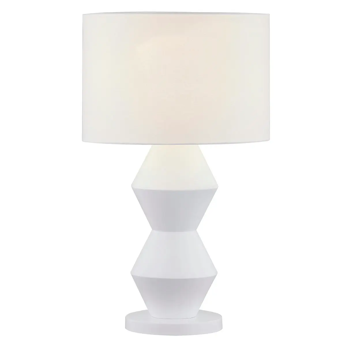 Cafe Lighting Abstract Table Lamp - White