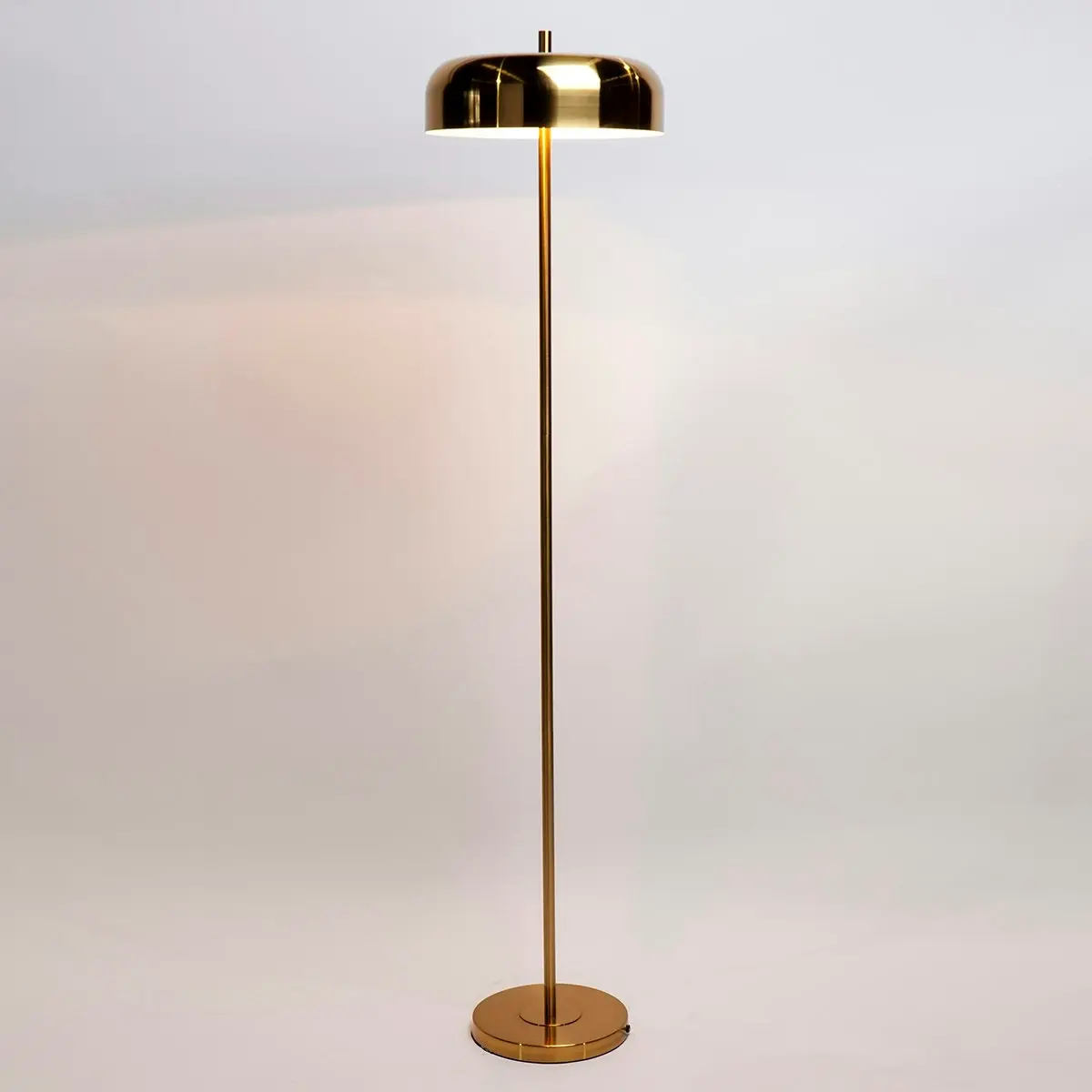 Cafe Lighting Sachs Floor Lamp - Polished Brass