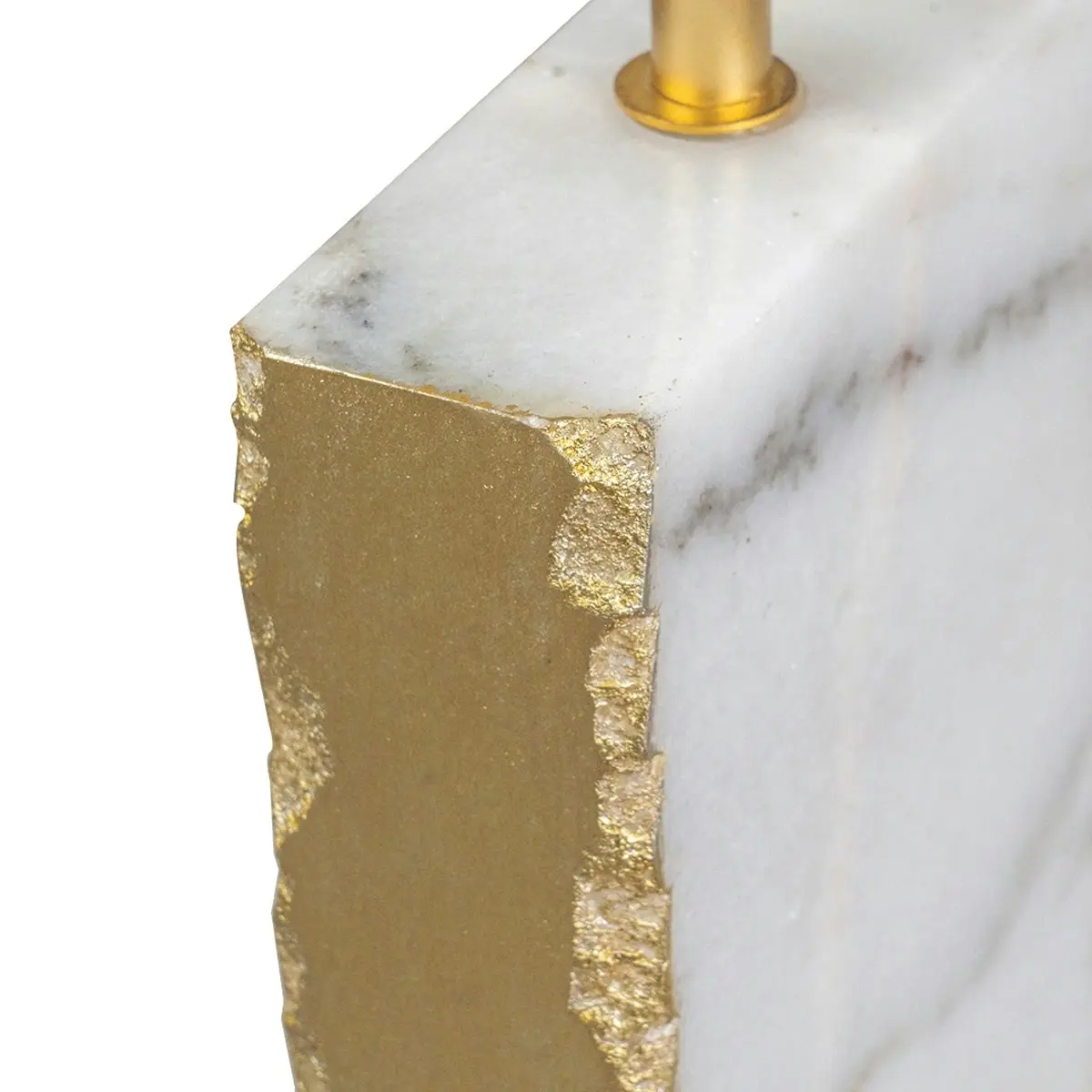 Cafe Lighting Benicia Marble Table Lamp - Gold