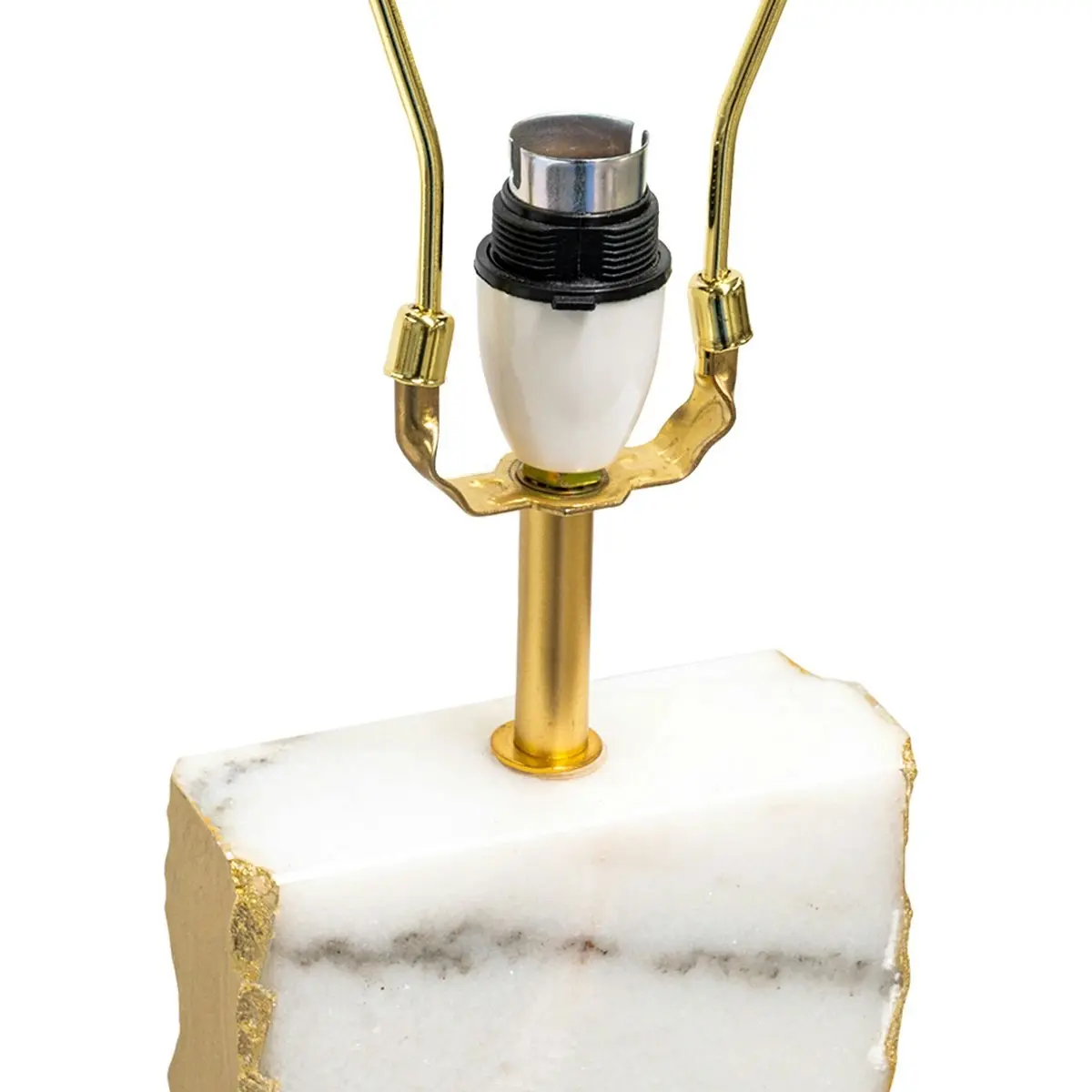 Cafe Lighting Benicia Marble Table Lamp - Gold