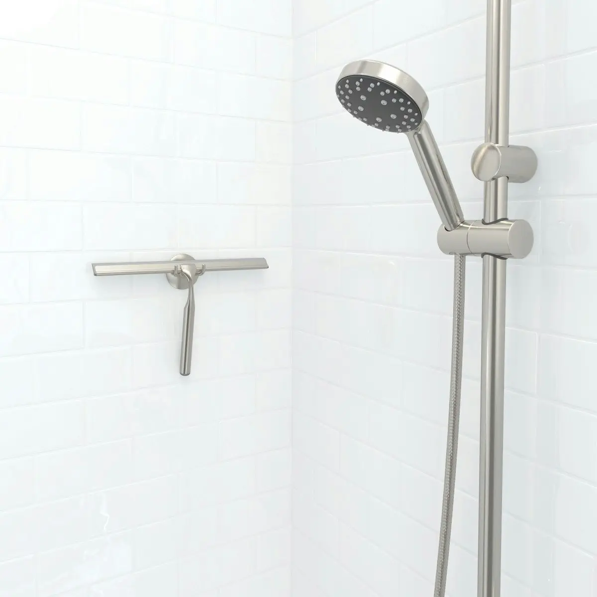 Better Living Deluxe XL Shower Squeegee - Nickel