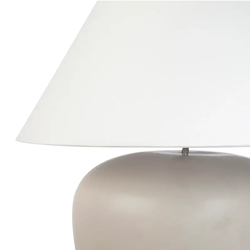 Cafe Lighting Picasso Table Lamp - Natural with White Shade