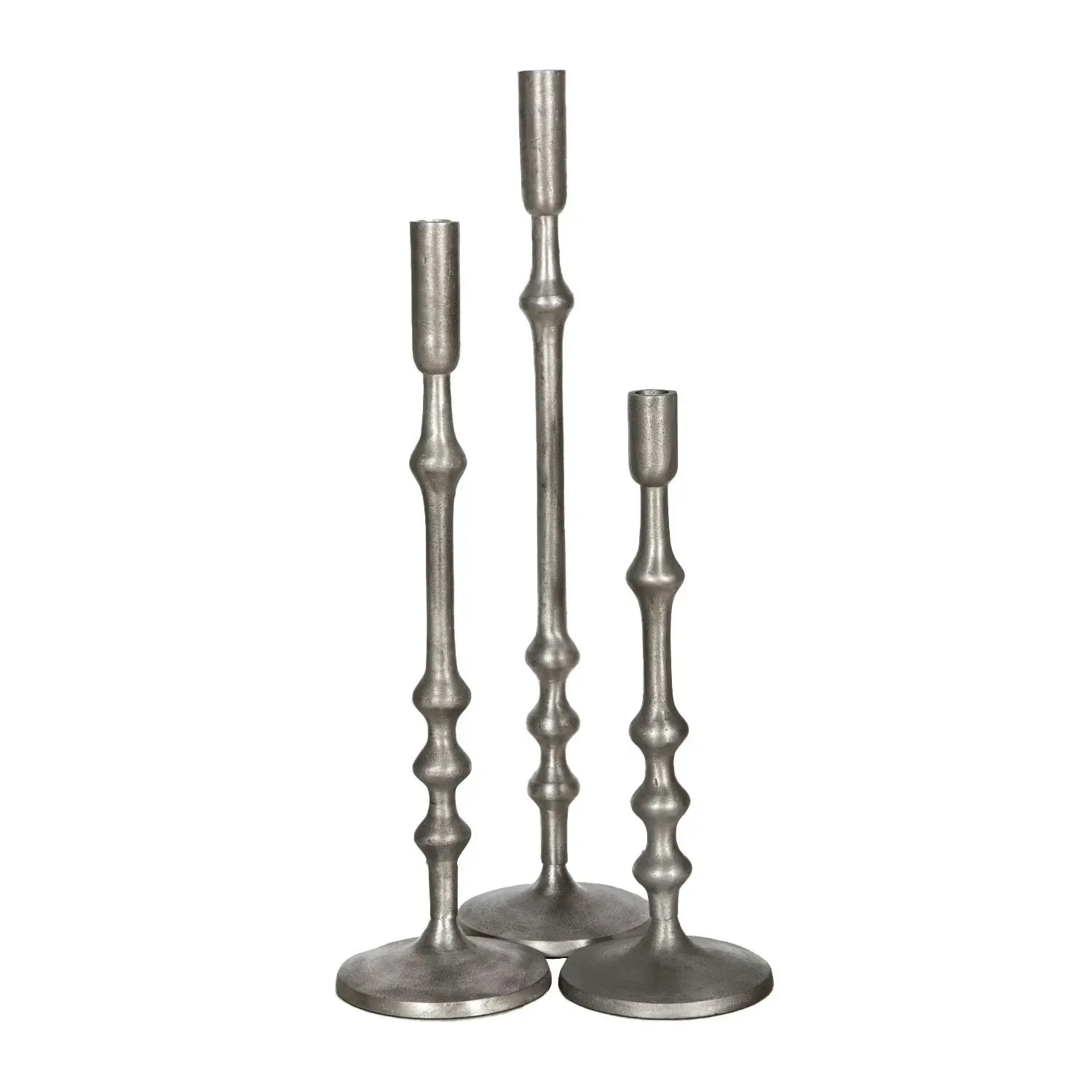 SSH Collection Nova 60cm Candle Stand - Antique Silver