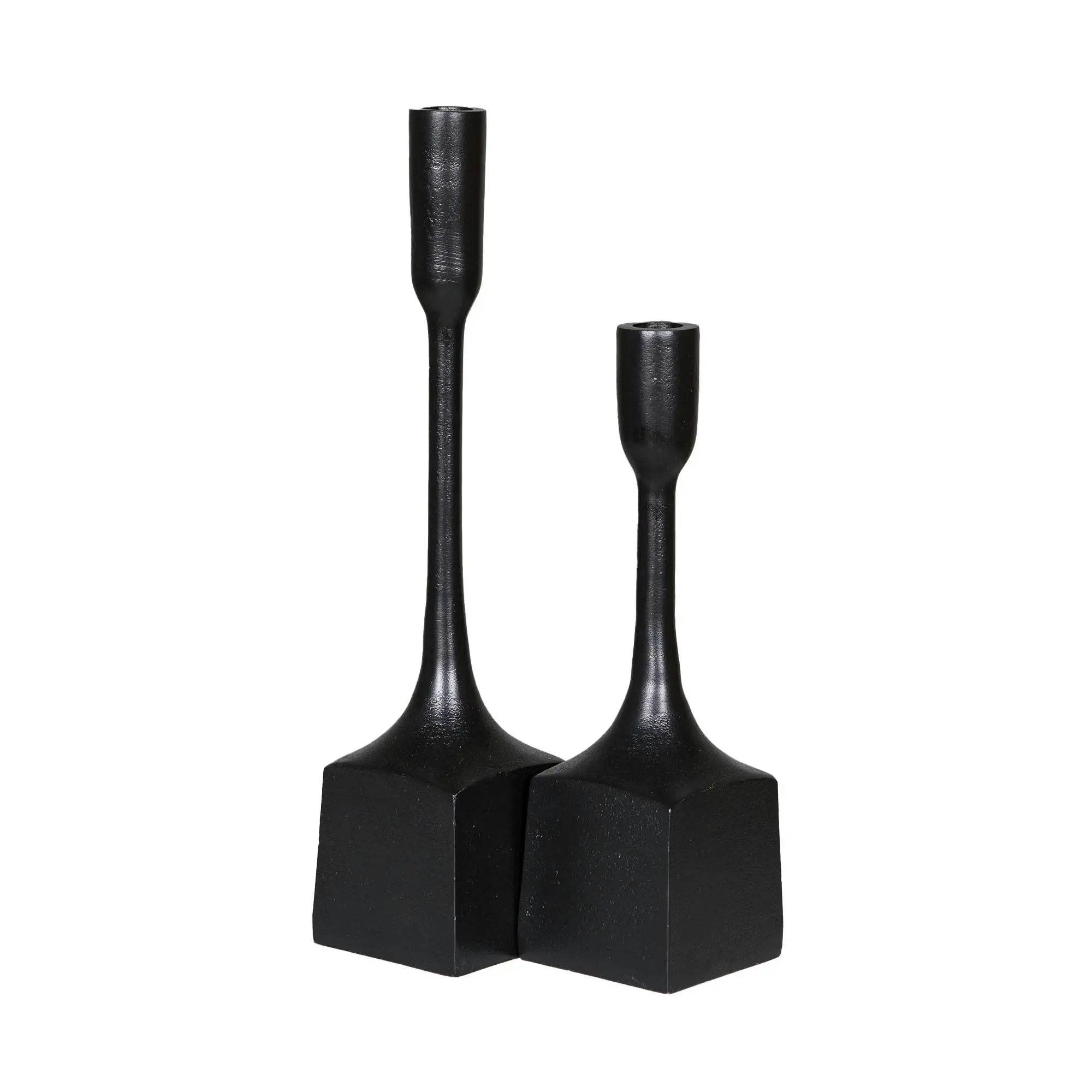 SSH Collection Samuel 39cm Tall Candle Stand - Black