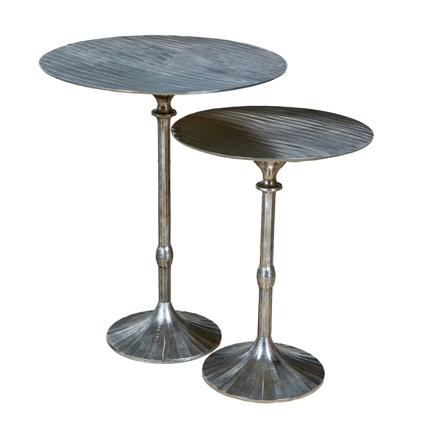 SSH Collection Chizzel 50cm Wide Side Table - Antique Nickel