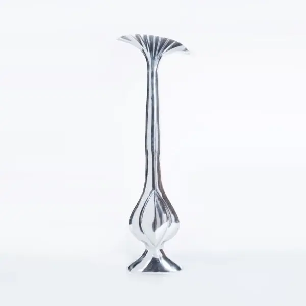 SSH Collection Lotus Large 99cm Tall Vase - Polished Aluminium