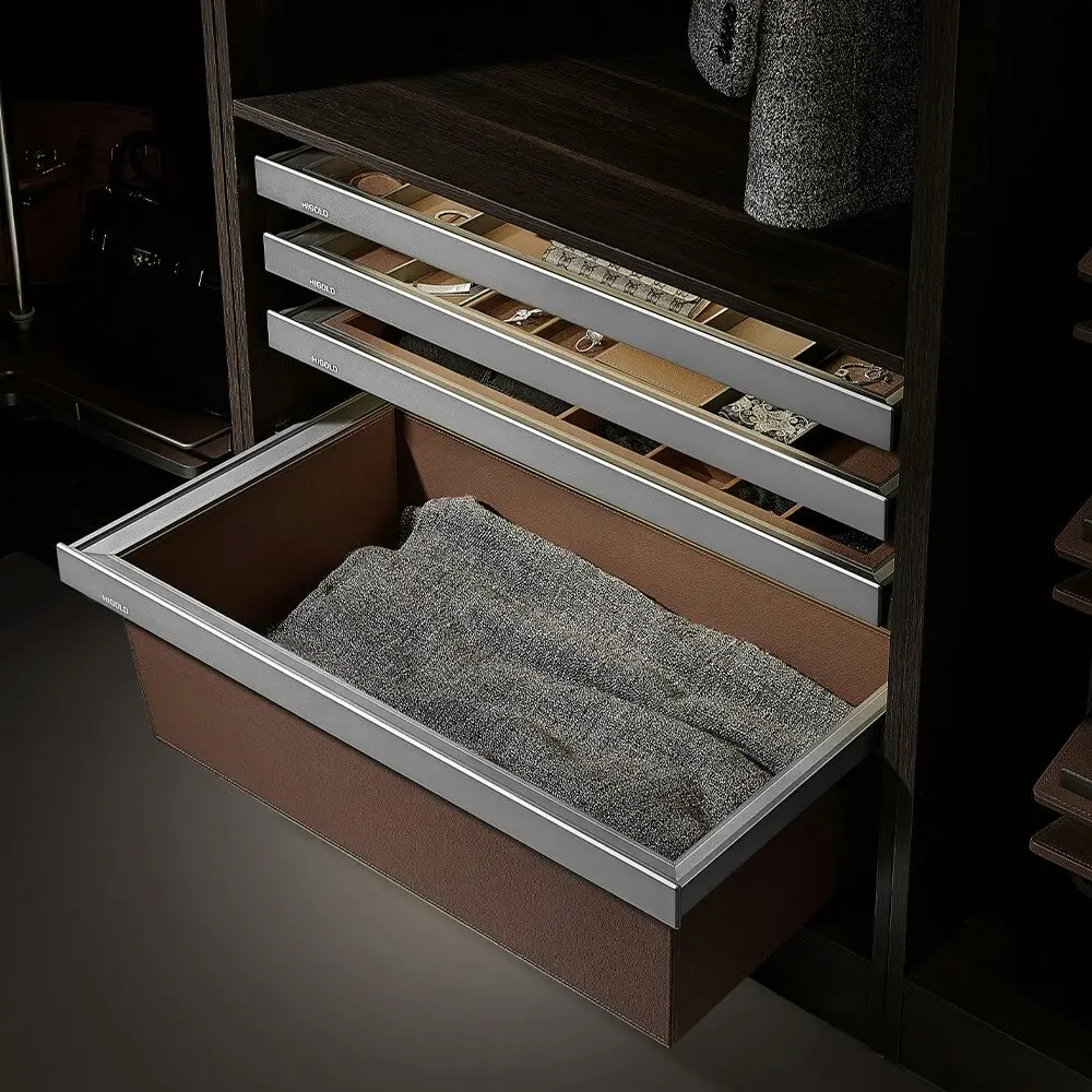 Higold A Series Pull Out Deep Wardrobe Basket (for 90cm cupboard)