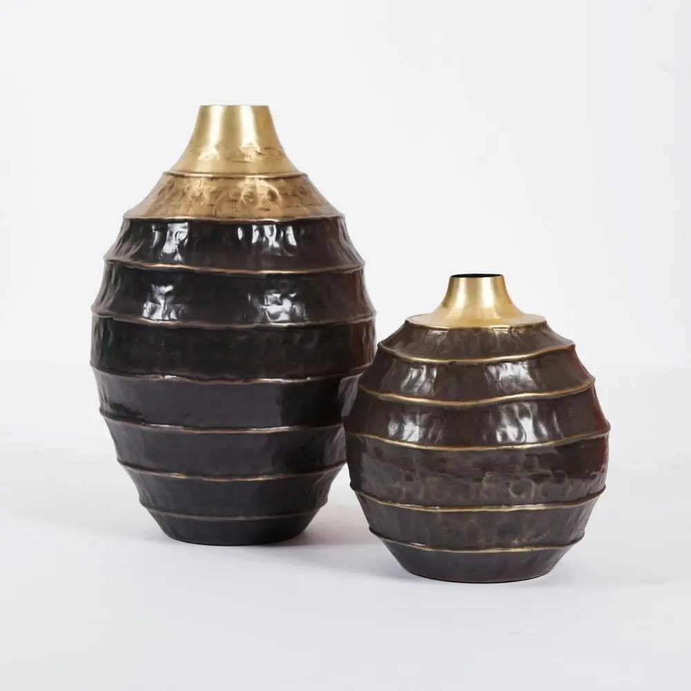 SSH Collection Cocoon Large 44cm Tall Vase - Brass